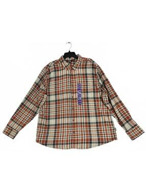 Eddie Bauer Men's XXL Clay Como Plaid Flannel Shirt B18